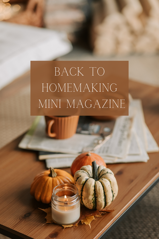 Back to Homemaking Mini Magazine